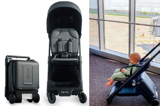 🧳 TernX Carry-On Luggage Stroller – Travel Made Easy for Parents!